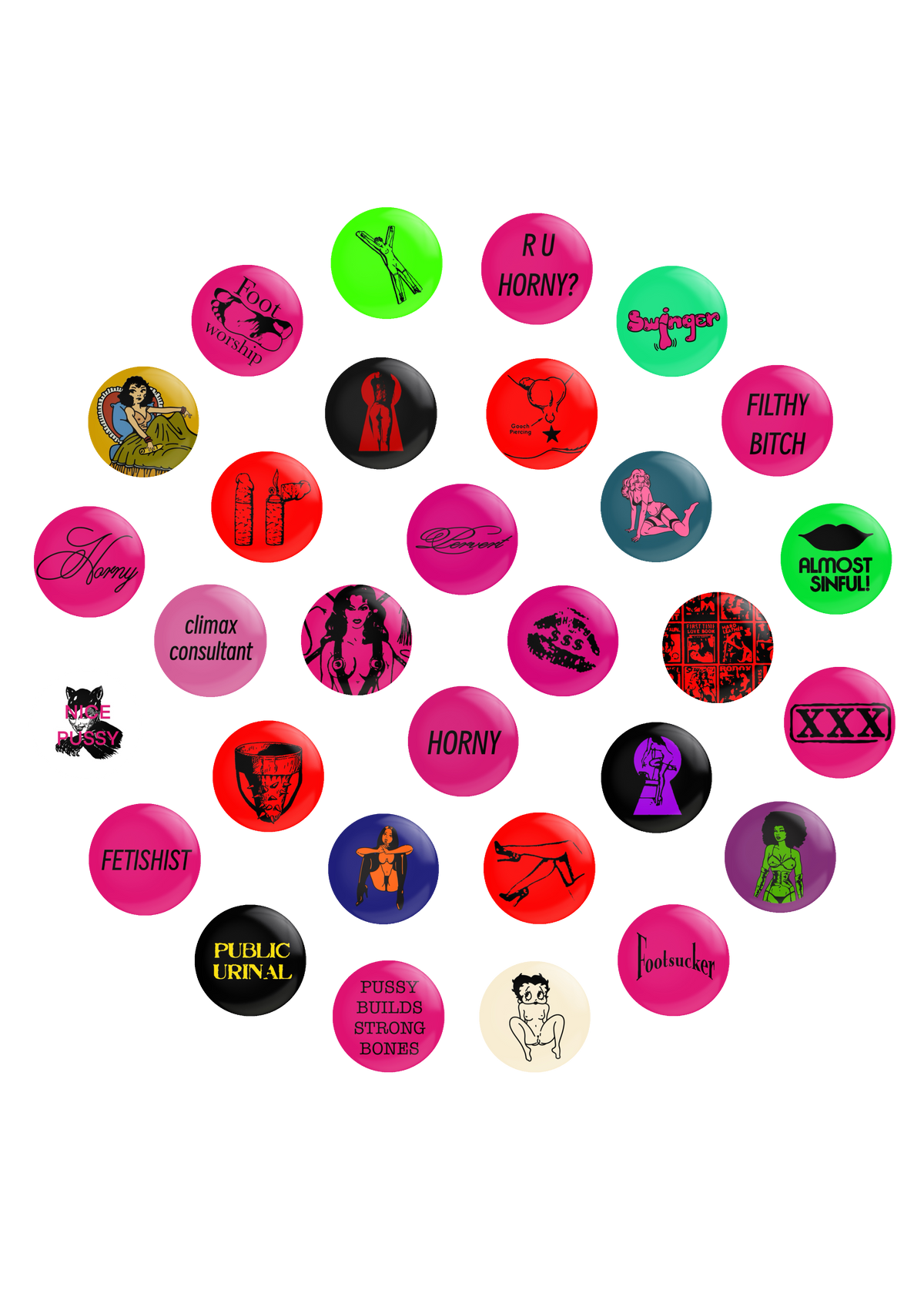 SINGLE BADGES